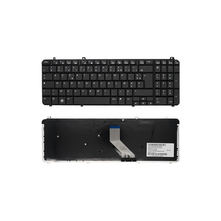 Clavier AZERTY pour HP Pavilion DV6T-1000 (AEUT3U00140)
