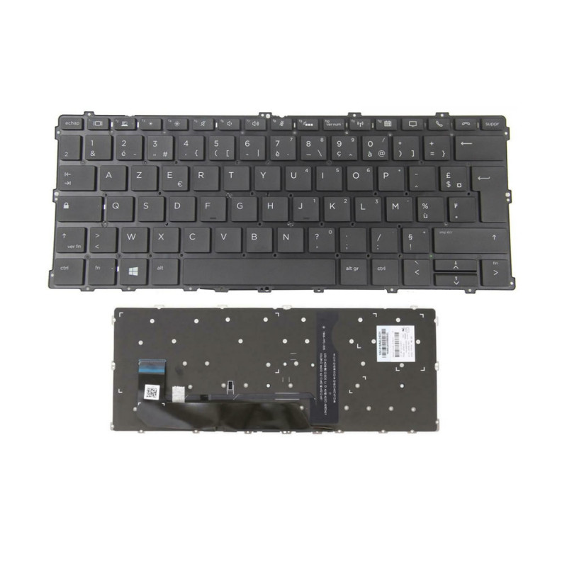 Clavier AZERTY HP Elitebook X360 1030G2 - Réf. HPM16A
