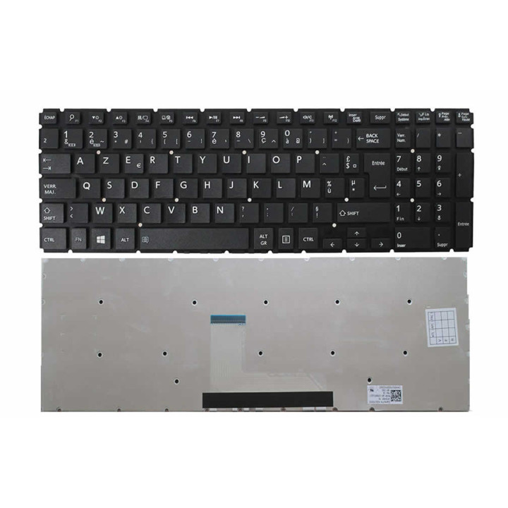 clavier toshiba satellite l50d-b series aeblif00020