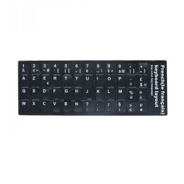 Stickers Autocollants Clavier AZERTY Français