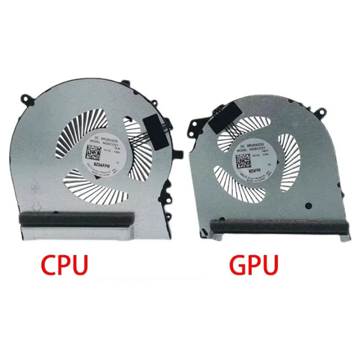 Ventilateur CPU GPU HP OMEN 15-dn, 15-dh TPN-C143