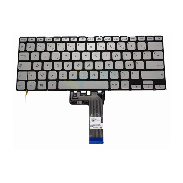 Clavier Rétroéclairé POUR ASUS Vivobook X412uf Series AZERTY