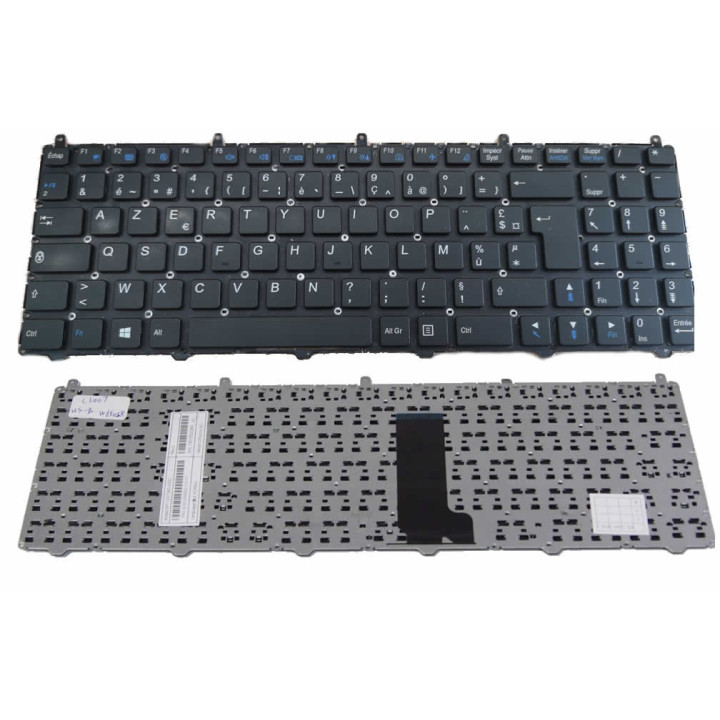 Clavier AZERTY Clevo W6500 - Réf. 1528023650M